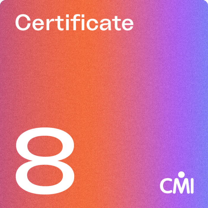 CMI Level 8 Certificate in Strategic Direction & Leadership